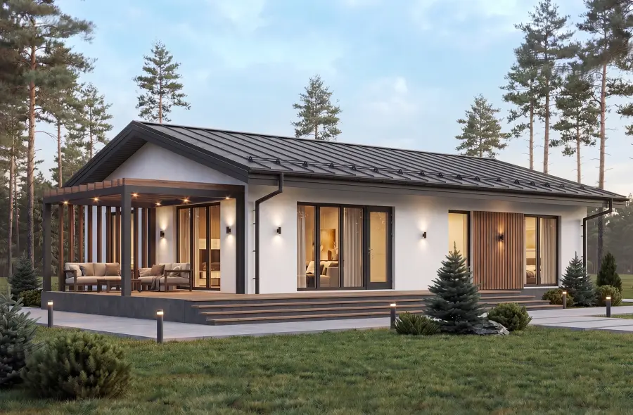 Проект Нордика 1 Нордика 1 — 118 м², 12.26×8.38 м
