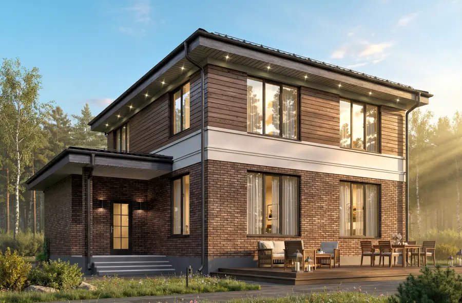 Проект Аметист Аметист — 161 м², 11.82×10 м