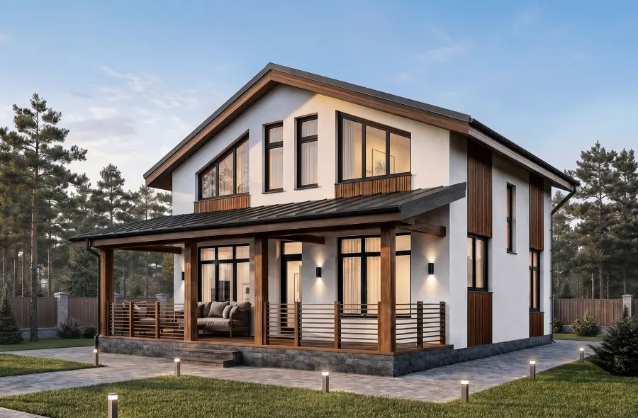 Проект Виктория Виктория — 164 м², 9.25×12.95 м