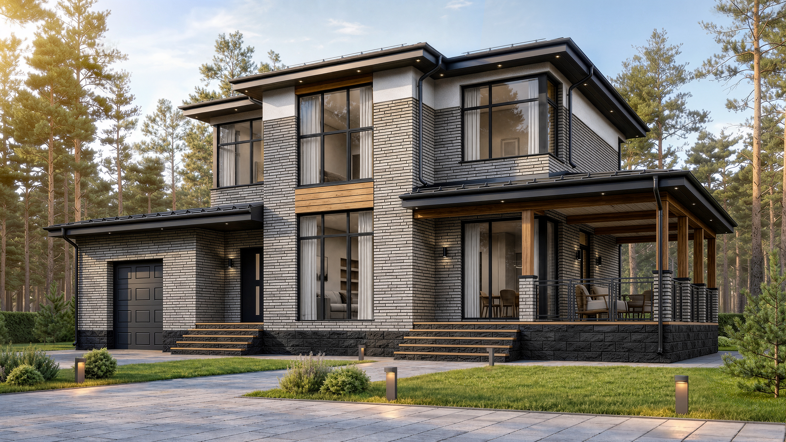 Проект Аврора Аврора — 240 м², 18.58×10.04 м