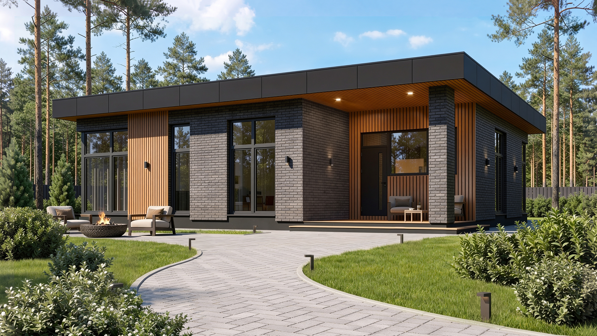 Проект Альба Альба — 120 м², 13.03×11.7 м