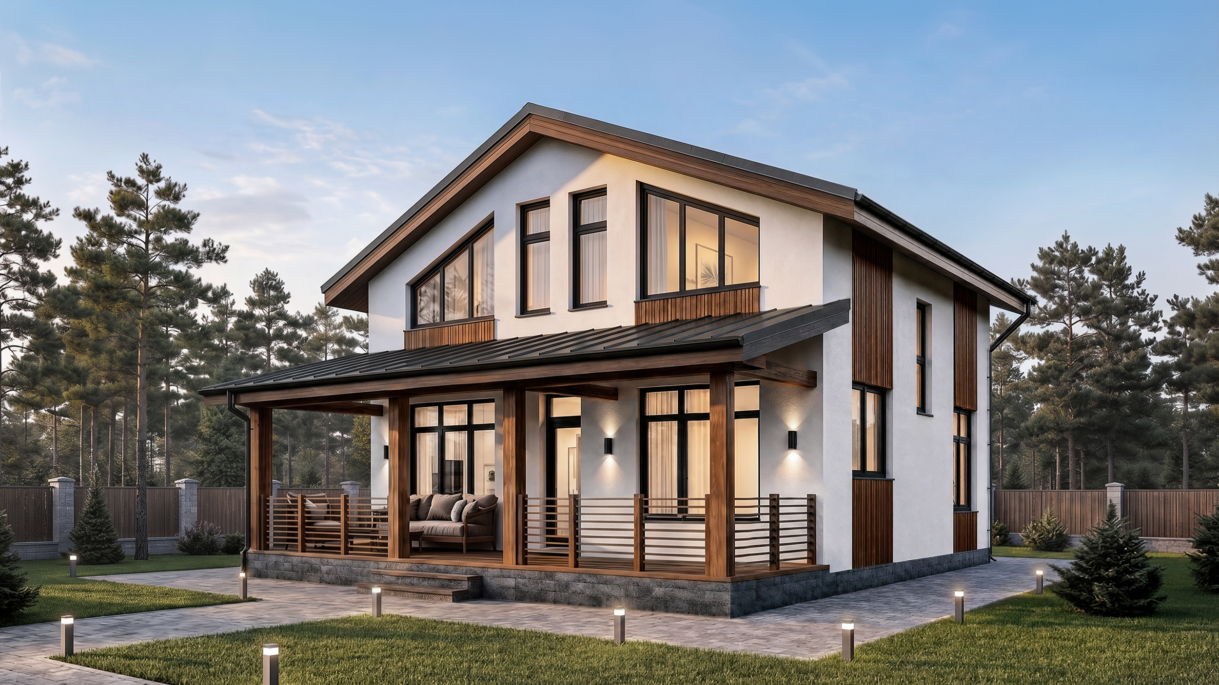 Проект Виктория Виктория — 164 м², 9.25×12.95 м
